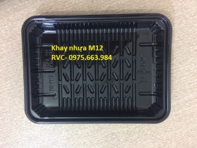 Khay nhựa đen M12