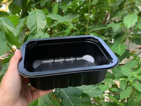 Khay nhựa đen HD5 - Giải pháp toàn diện cho thực phẩm cấp đông