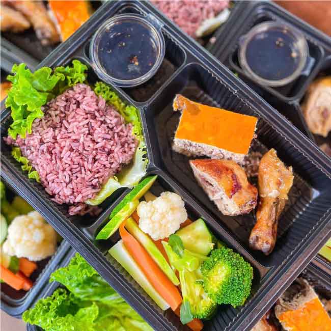 Hộp nhựa đựng cơm 4 ngăn JB25 đẹp