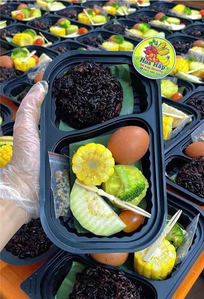 Hộp nhựa đựng cơm 2 ngăn JB17