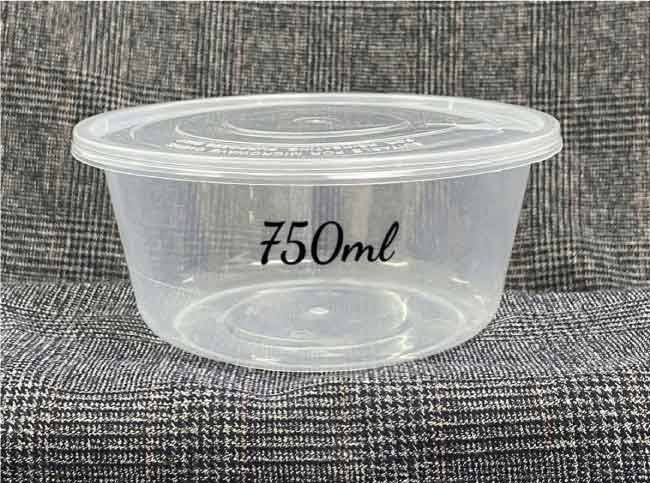 Tô nhựa tròn 750ml