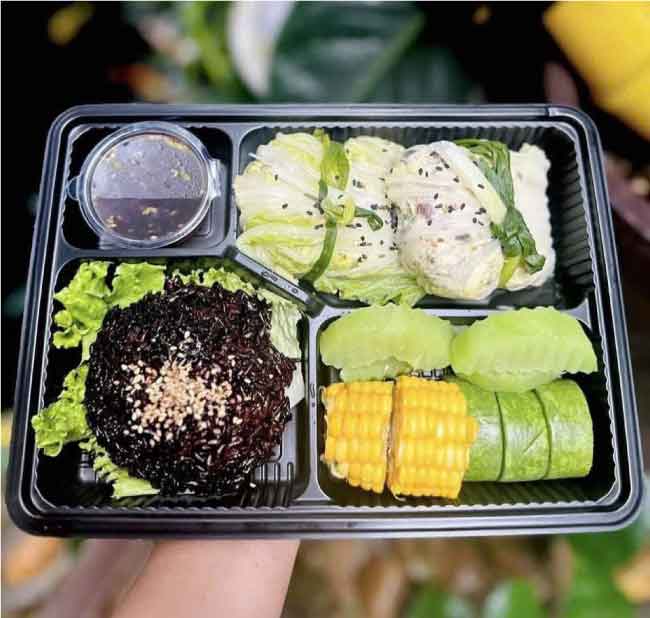 Hộp nhựa đựng cơm 4 ngăn JB25