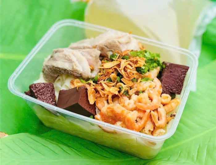 Hộp nhựa chữ nhật trong đựng thức ăn 500ml