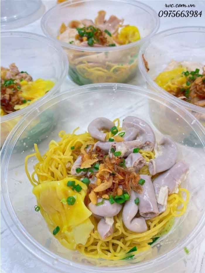 Hộp nhựa tròn đựng thức ăn