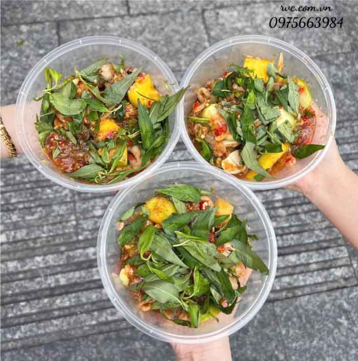 Hộp nhựa tròn đựng thực phẩm