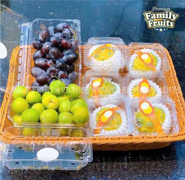 Hộp nhựa đựng trái cây