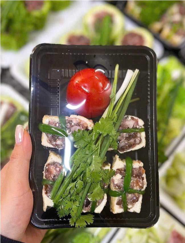 Khay nhựa đựng thức ăn HS6