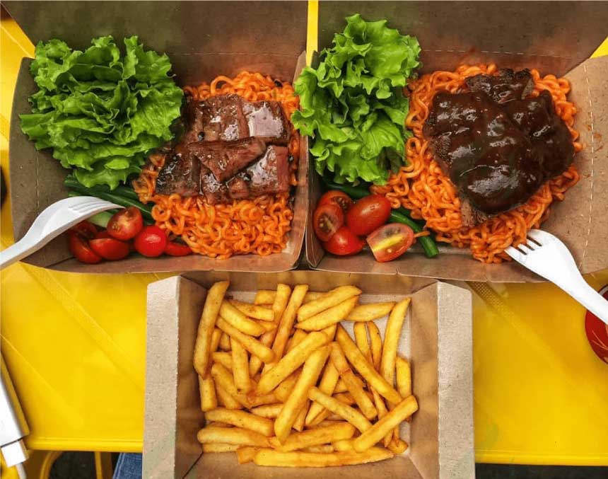 hộp giấy kraft 600ml