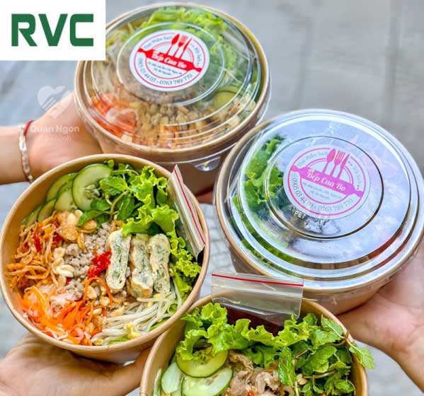 bảo vệ môi trường với tô giấy đựng thức ăn