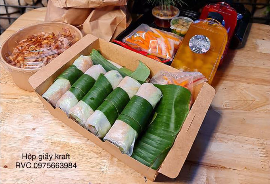 hộp giấy đựng thức ăn 