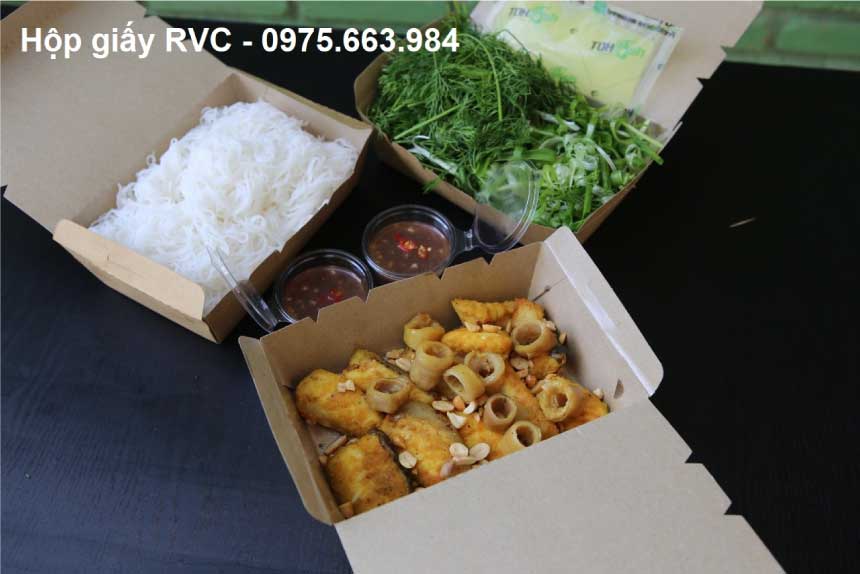 hộp giấy đựng thực phẩm