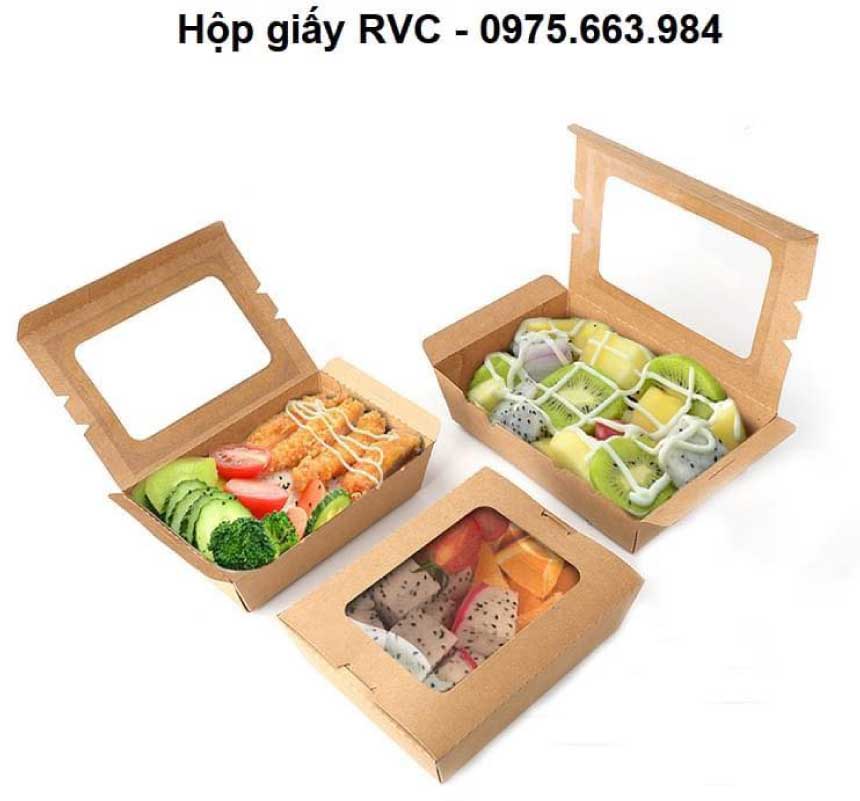 hộp giấy đựng thức ăn take away