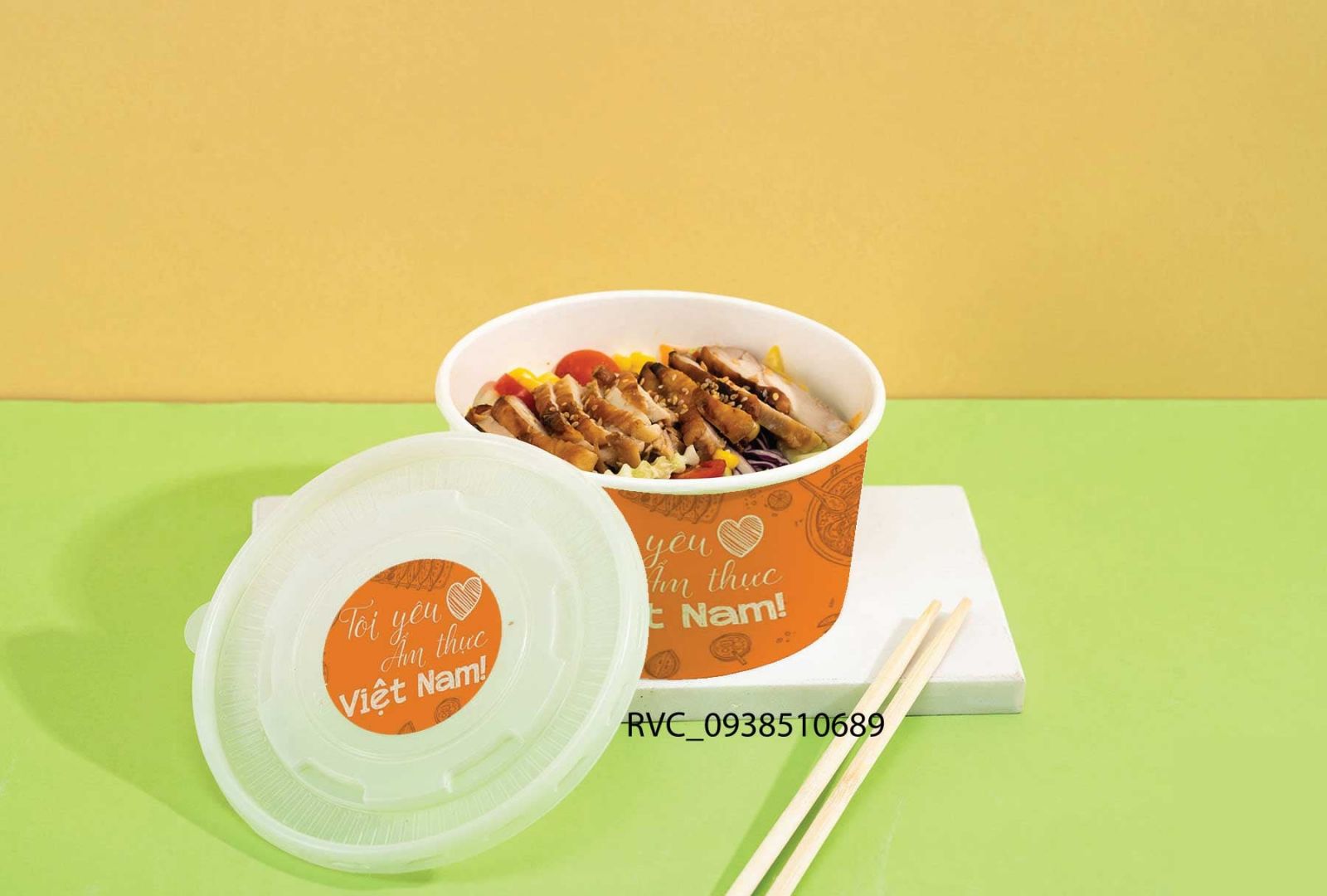 tô giấy đựng cháu