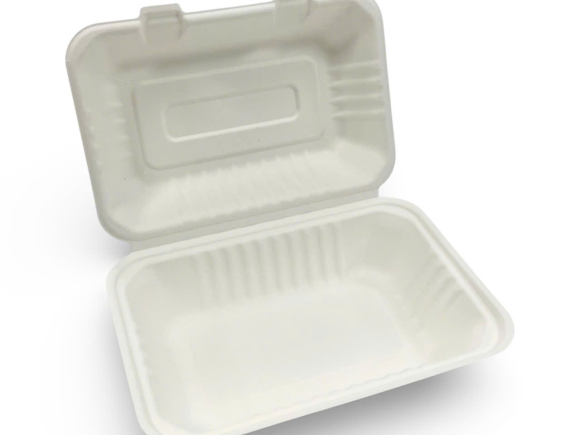 Hộp Bã Mía 1000ml Nắp Gập Đựng Thức Ăn Take Away