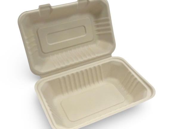 Hộp Bã Mía 600ml Đựng Thức Ăn Take Away
