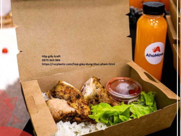 Hộp Giấy Đựng Thức Ăn Đồ Ăn Take Away Gía Tốt